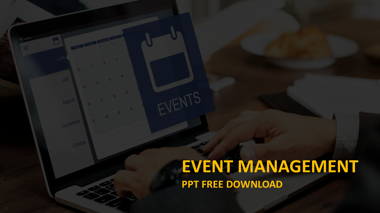 Free - event management ppt free download title slide